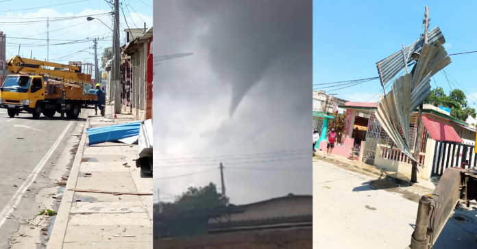 Tornado toca tierra en San José de Las Lajas en Mayabeque (+VIDEOS)