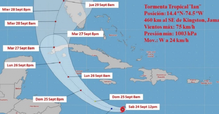 Cuba se prepara para el impacto del Huracán IAN
