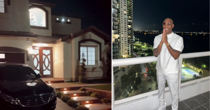 El boxeador cubano, Yordenis Ugás, compartió un video, en su cuenta de Facebook, de su nueva casa en Las Vegas.