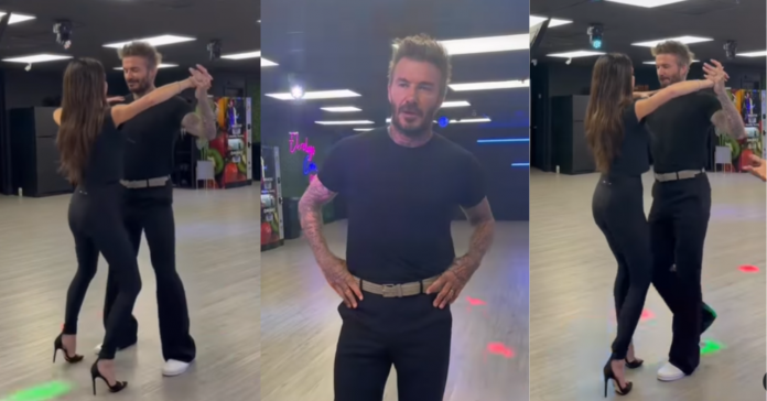 El cubano Micho Valdés enseña a bailar salsa a los Beckham