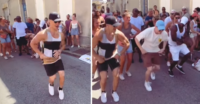 Austríaco baila rumba cubana y conmociona las calles de España